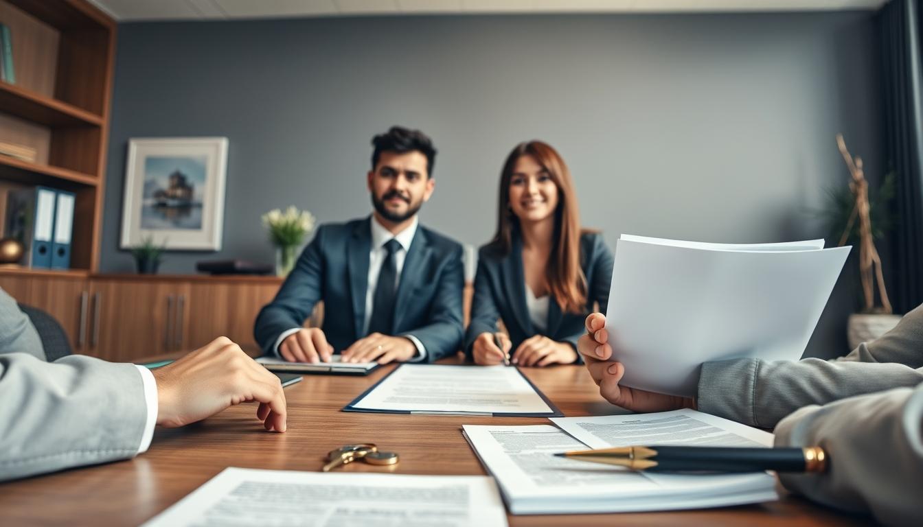 Real estate ownership transfer documents and closing confirmation